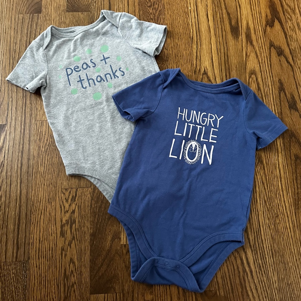 Cat & Jack onesie bundle, size 18M